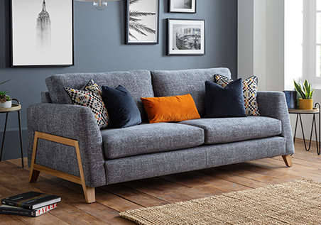 Fabric 4 Seater Sofas