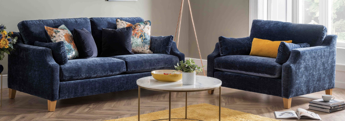 Fabric 4 Seater Sofas