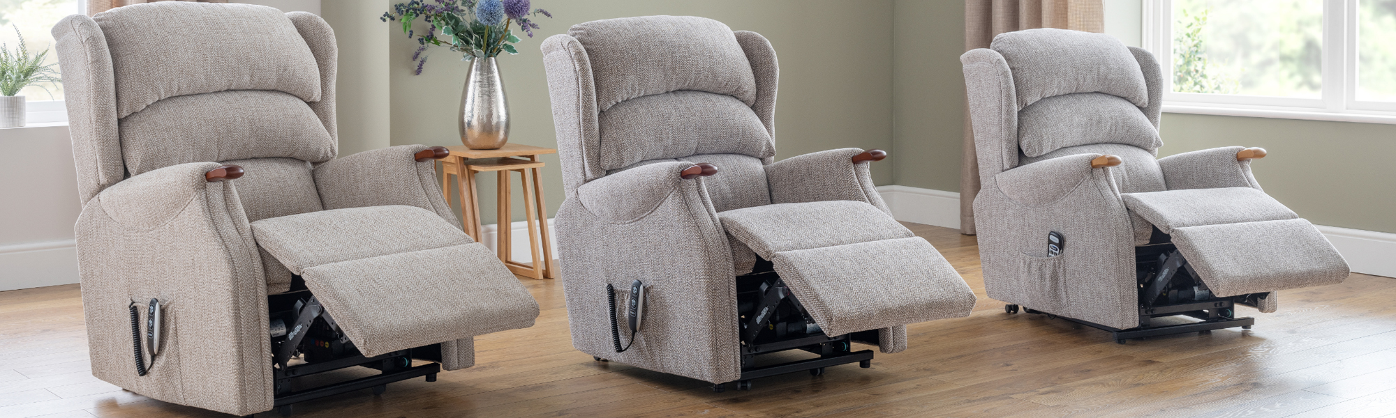 Fabric Manual Recliner Chairs