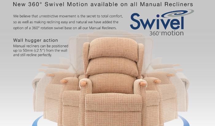 Swivel Base for Celebrity Manual Recliners 